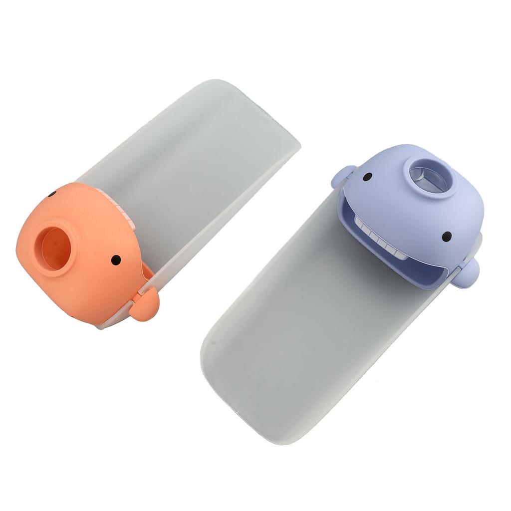 2Pcs Kids Faucet Extender for Hand Washing Cute Cartoon Shape Sink Faucet Extender for Bathroom Kitchen Bathtub Sink