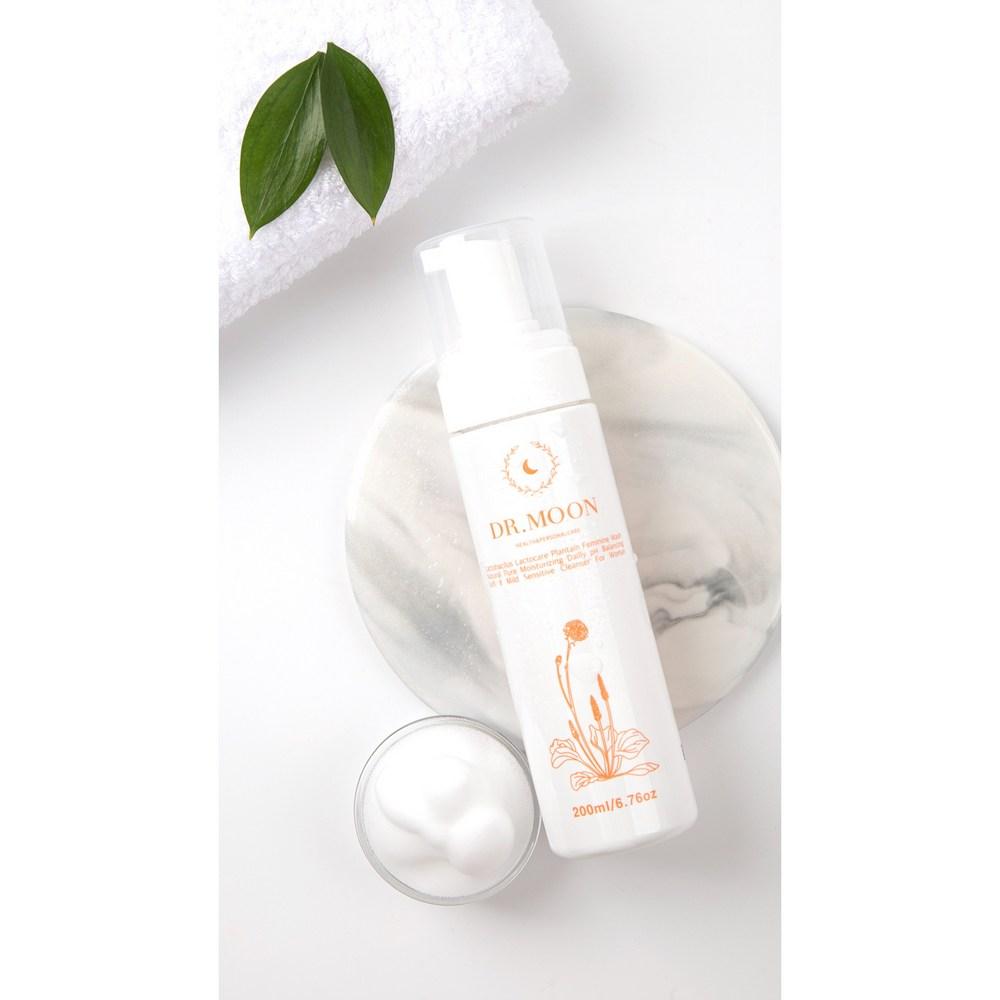 DRMOON Lactobacillus Lactocare Plantain Herb Feminine Cleanser Foam Type, 200ml, 2 Units