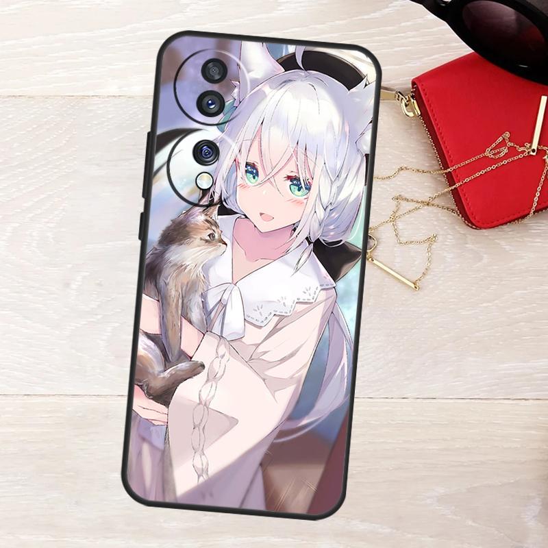 Shirakami Fubuki Hololive Case For Honor Magic 8 5 6 7 Lite X9a X9b X9c X9d X8b X8c Win RT 50 70 90 200 400 Pro Cover