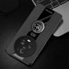Magnetic Ring Phone Case For Honor Magic 5 Pro Case Luxury PU Leather Cover For Magic5 5Pro 5G Capa Silicone Shockproof Bumper