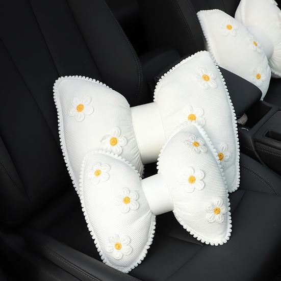 Pretty Headrest Pillow Adorable Solid Color Perfect Decor