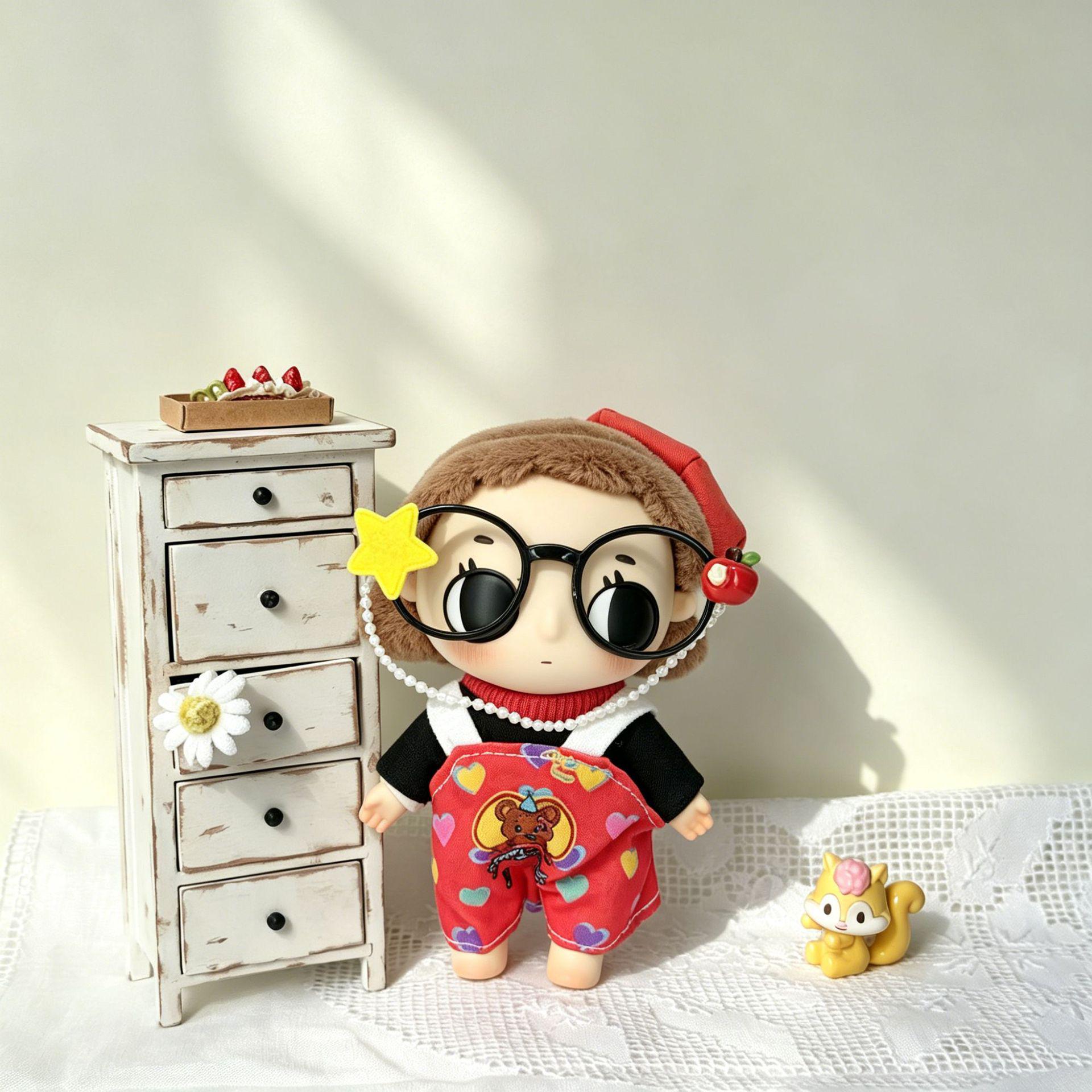 Doll Clothes: Fit 15cm Nyota Little Moments Plush Doll—Dress-up Set Doll Clothes Only