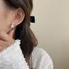 Su Chuang S925 Sterling Silver Pearl Stud Earrings for Women - Korean Style, Versatile & Luxurious Light Jewelry