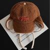 Ohrenschützer Warme Pilotenmütze Ohrenklappen Schirm Lammwollmütze Winter Baseballkappe Outdoor-Sport