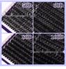 Natural 760 Cluster False Eyelashes - Curved Segmented & Self-Adhesive Individual Lashes