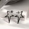 Retro Geometric Minimalist Earrings For Women, Fashionable Pentagonal Star Earrings, Versatile And Stylish Earrings For Daily Use