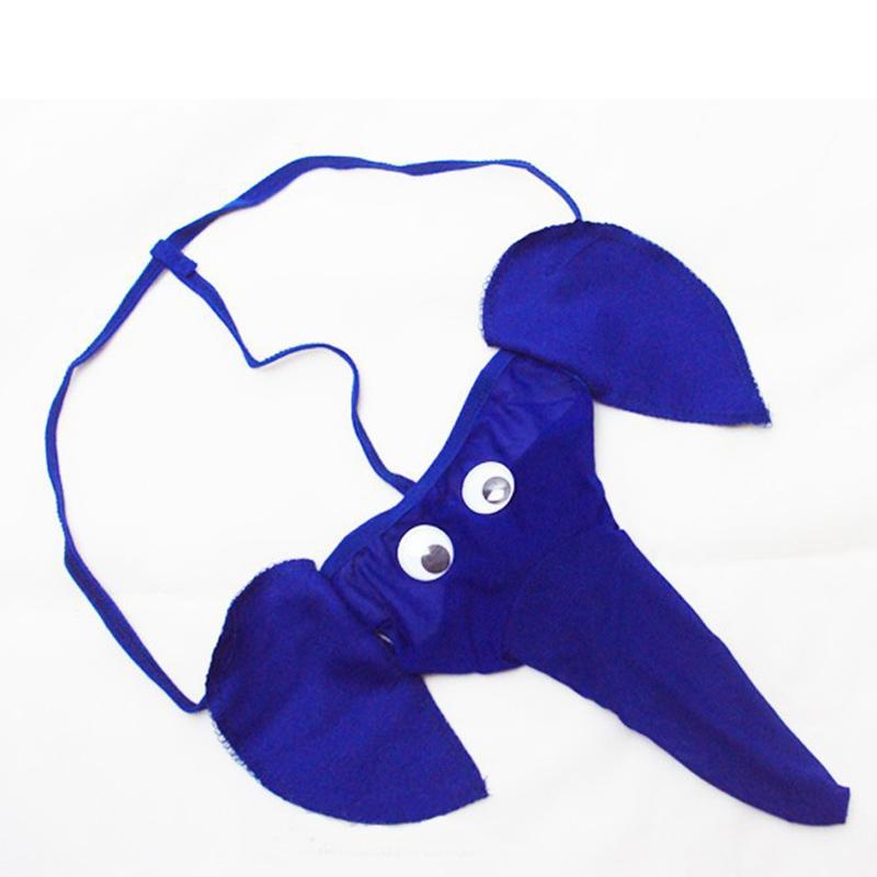 Men's Cartoon Sexy Thong Sexy Underwear Elephant Trunk Jockstrap Breifs