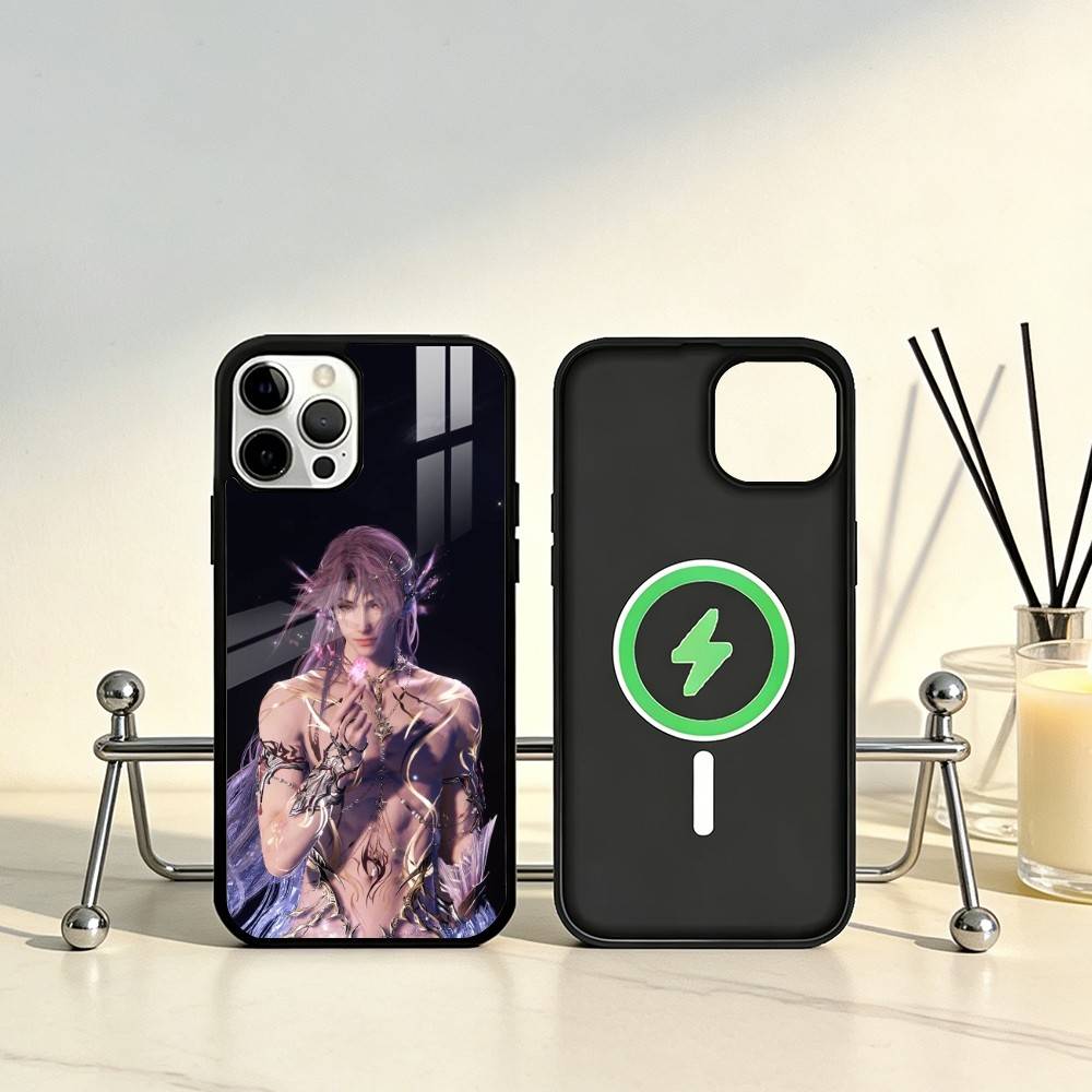 

Rafayel L-Love and D-Deepspace Phone Case For iPhone17,16,15,14,13,12,11 Plus,Pro Max Magnetic For Magsafe Wireless Charging iPhone13PROMAX