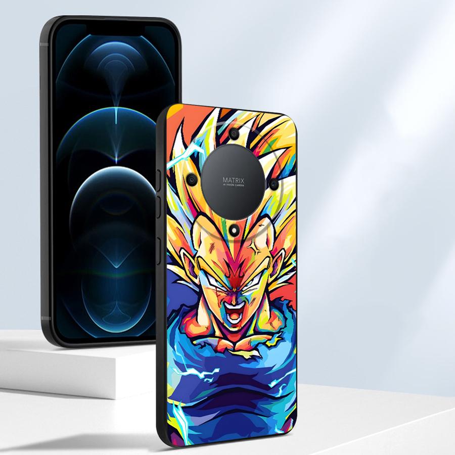 Case for Honor X6 X7 8X X8 Magic5Lite X5b 90 70 X9a 200 400 Lite Black Soft Phone Cover Dragon Ball Small Goku