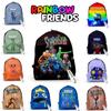 Roblox Rainbow Friends Robuster Polyester-Rucksack Schultasche Reise Weihnachtsgeschenk