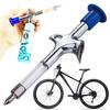Bicycle Grease Injector Gun Bicycle Grease Gun Ergonomic Bike Lubricant Injector Hub Oiling Tool for Bottom Bracket Pedal