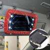 Diamond Crystal Car Visor Decoration Mirror Auto Women Makeup Mirror Sunshade Rear View Cosmetic Mirror Bling Car Accessories
