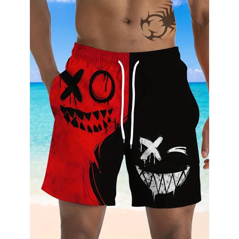 Men s cartoon beach shorts S