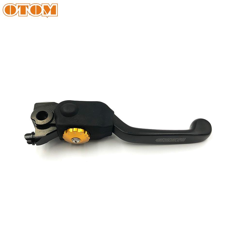 

OTOM CNC Motorcycle Scooter Nissin Brake Lever Lightweight Aluminum Bicycle Brake Handle Levers For HONDA CRF250 CRF250R CRF450R чорний