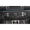 Carbon Fiber Center Control Air Condition Switch Cover for Jeep Wrangler JL JLU