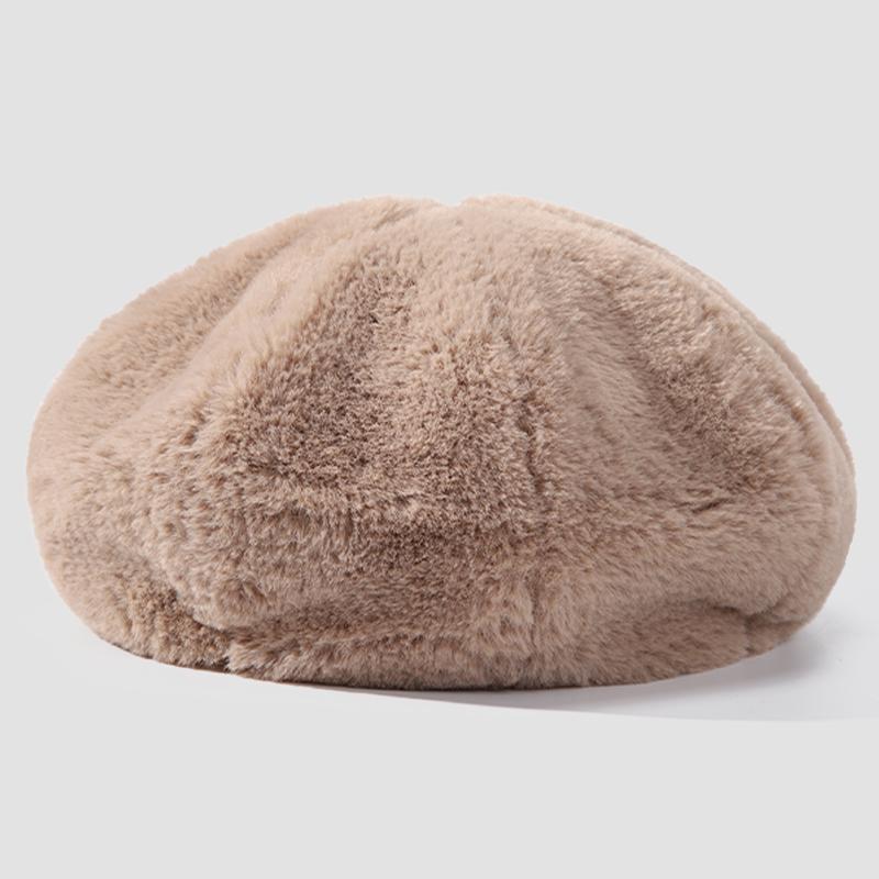 Young Ladies Vintage Casual Autumn Winter Windproof Thermal Daily Use Party Warm Women's Beret Cap