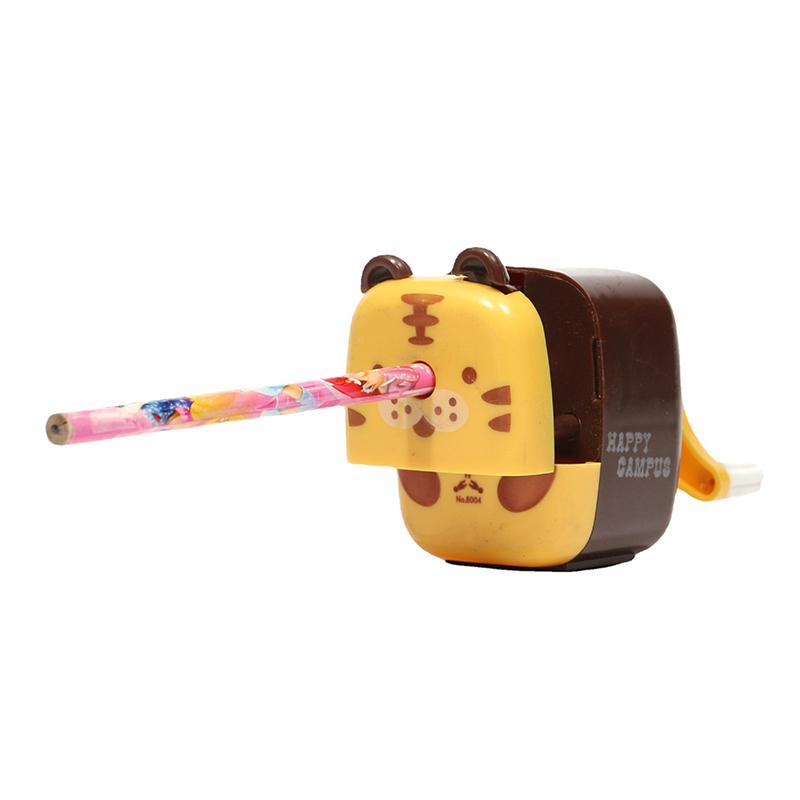 Kawaii Panda Tiger Pencil Sharpener Manual Hand Crank Pencil Cutter Sharpener Kids Gift Korean Stationery School Office Supplies