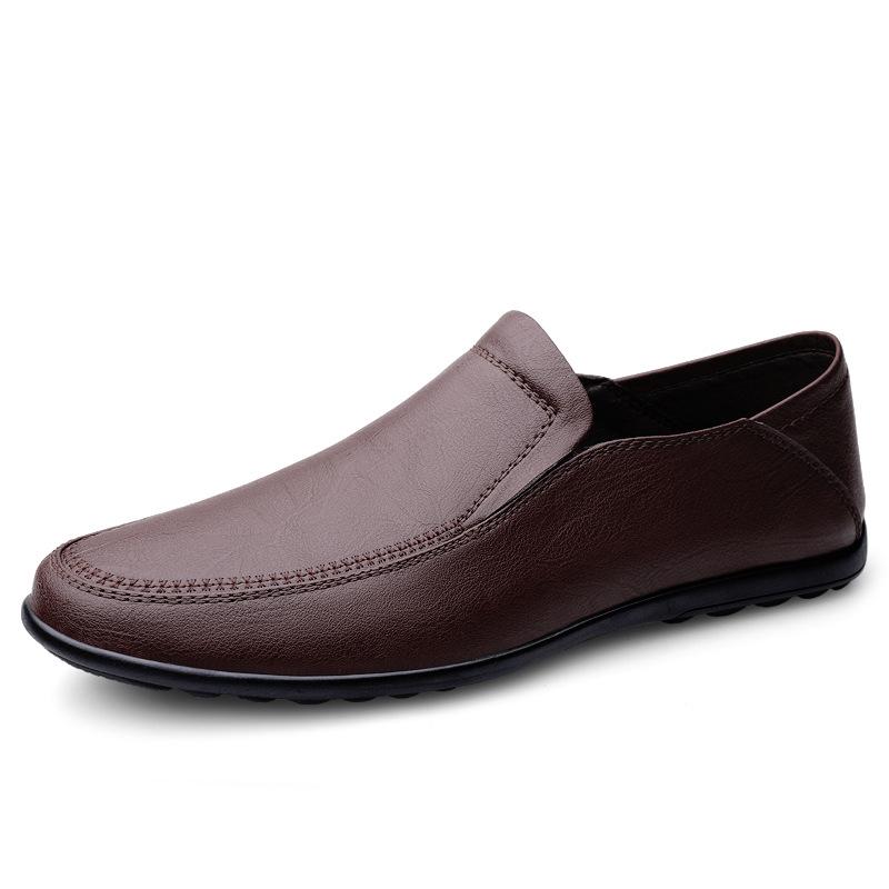 Men s Plus Size Handmade Genuine Leather Driving Shoes 41
