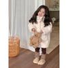 Children Coat Winter Girl's Long Coat Jacket Hooded Outwear