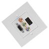 HDMI VGA 3RCA Threeinone Integrated Multimedia Wall Panel Audio Video Socket