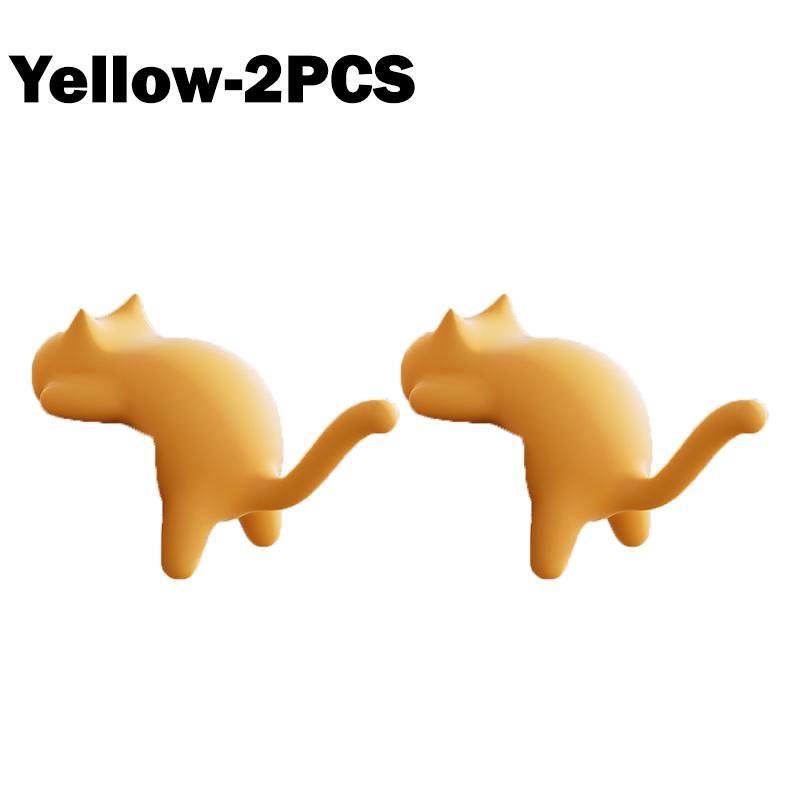 1-8PCS Cat Backpack Hook Table Edge No Marking No Punching, Desk Specific Multi-functional Bag Hanger on The Side of The Desk