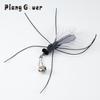 5pcs Artificial Mosquitoes Insect Shape Cat Teasing Stick Replacement Head Pet Toys