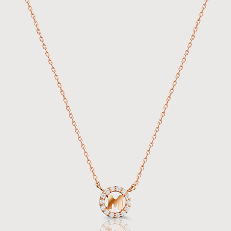 

METROCITY JEWELRY Tuberare Rose Silver Necklace A201SN9104RPA 42cm