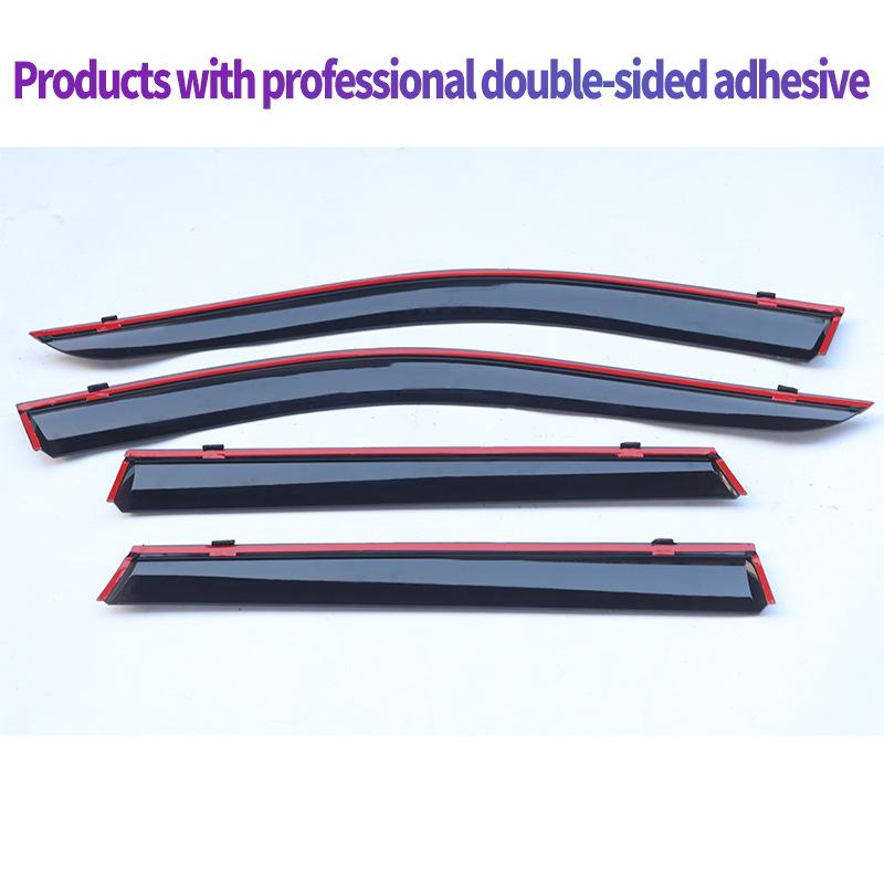 Haval H6S 2022+ Sun & Rain Shields: Thickened 4-Piece Car Window Accessories