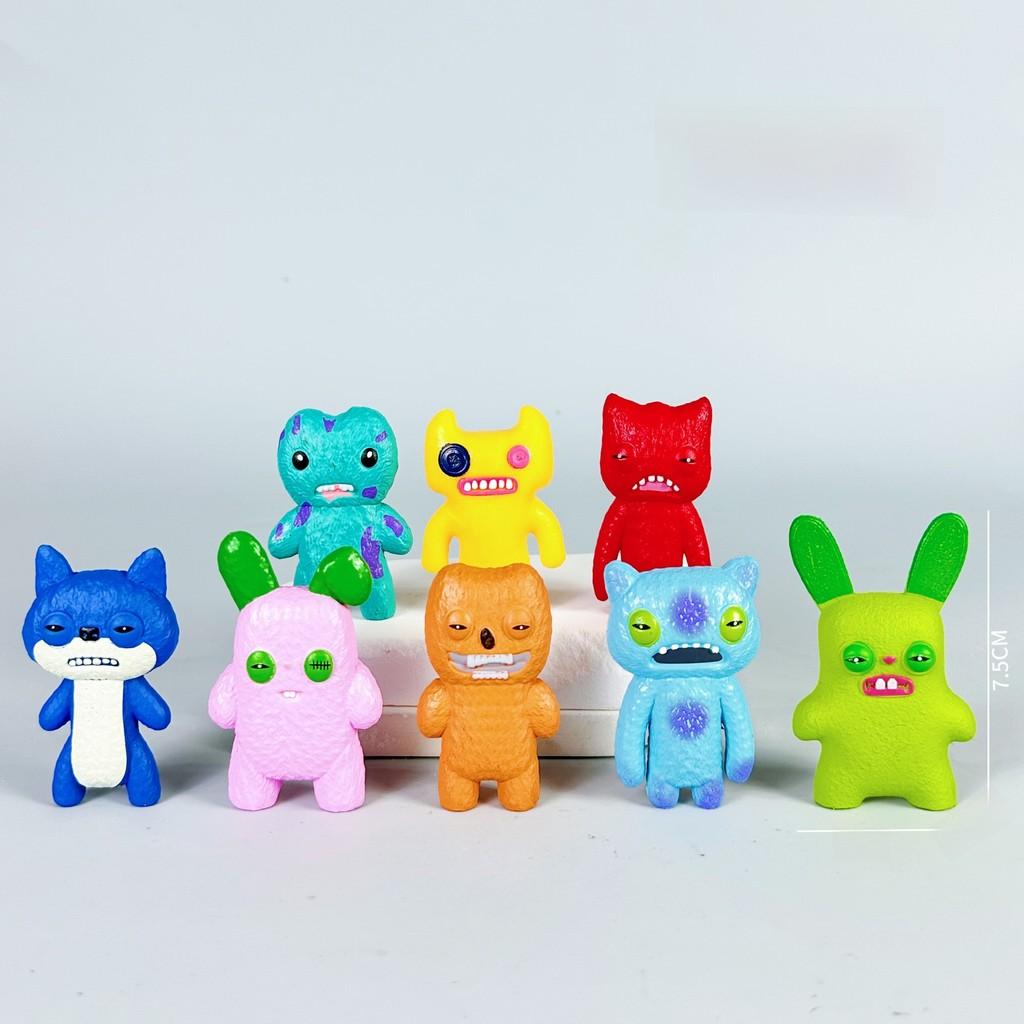 Fuggler Monster Figure Collectible Toy With Assembly For Kids And Fans 8Pcs
