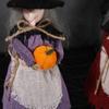 Funny Broom Witch Decoration Hug Pumpkin Halloween Witch Pendant  Cosplay Party