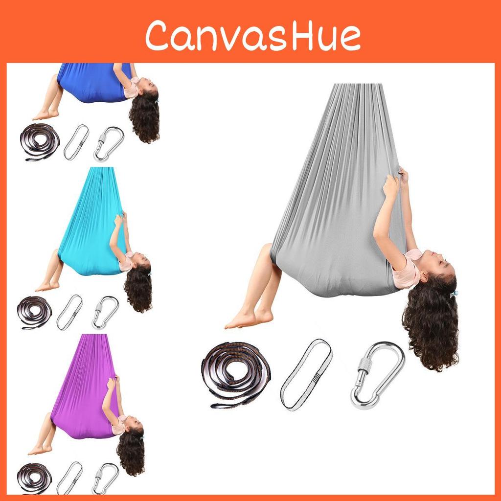 Premium Fabric Children's Hammock Swing For Indoor Outdoor Sensory Training Chair