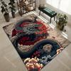 1 Stück Teppich im chinesischen Drachen-Tuschemalerei-Stil für Wohnzimmer, Schlafzimmer, Sofa, Heimdekoration Rus Rutschfeste Fußmatte Luxusgeschenk
