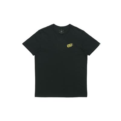 Camiseta de Manga Curta Estampa Colaborativa de Artistas Asiáticos Masculina Tops Preto VN0A4P5EBLK