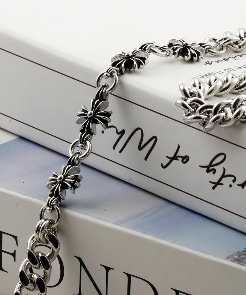 SHOVEOFF Svc-539 Handmade Cross Mix Fashion Pants Chain