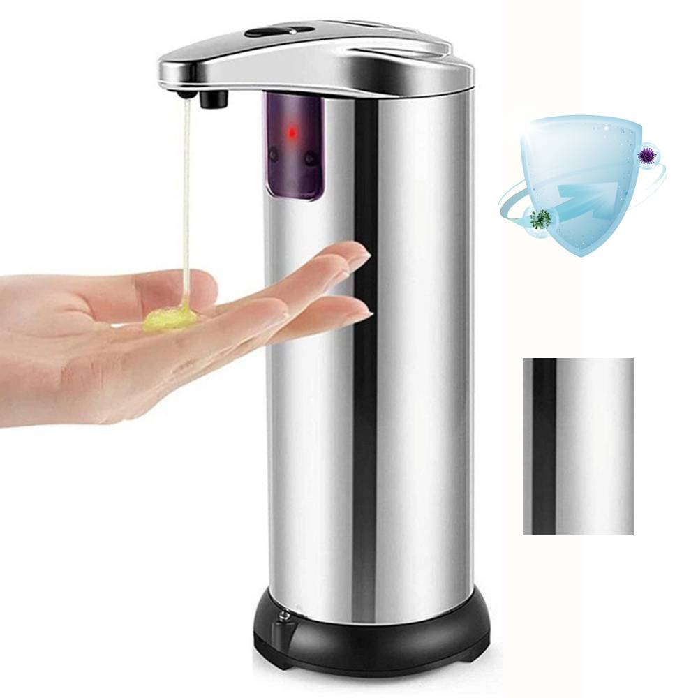 Automatic Soap Dispenser Touchless Soap Dispenser Battery Powered Electric Adjustable Stainless Steel Electric Soap Dispenser