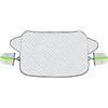 LoyaForba Car Magnetic Windshield Snow Cover, 4 Layers WAaterproof Windproof Protection,Snow,Ice,Sun,Frost Defense, Universal For SUV, Truck, Sedan,