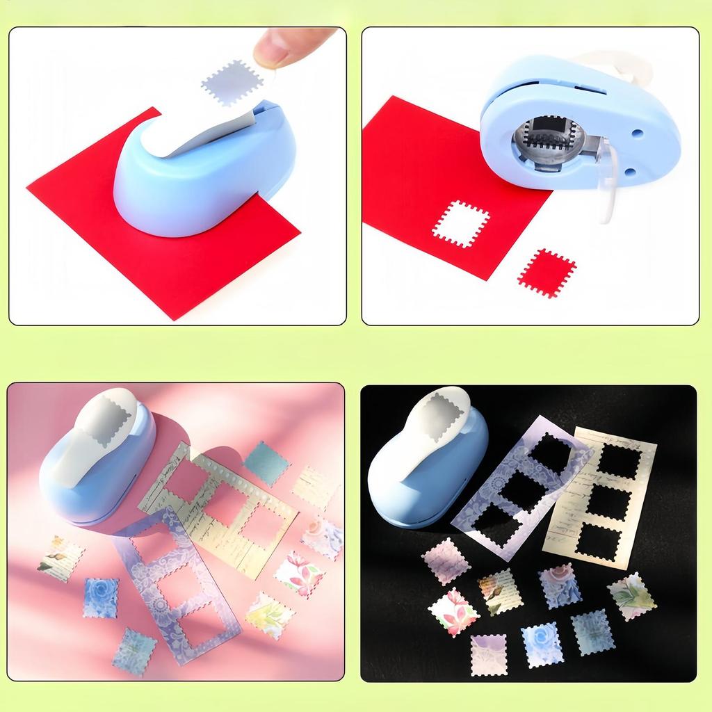 Stamp Puncher  stamp embossing tool stamp journal hole punch creative handmade embossing tool journal material collection tool