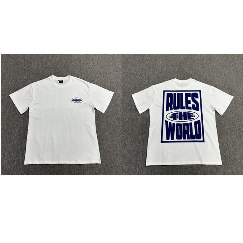CORTEIZ Short Sleeve T-Shirt Men Women American Street Style Graphic Print 4 Styles Casual Teen Tee