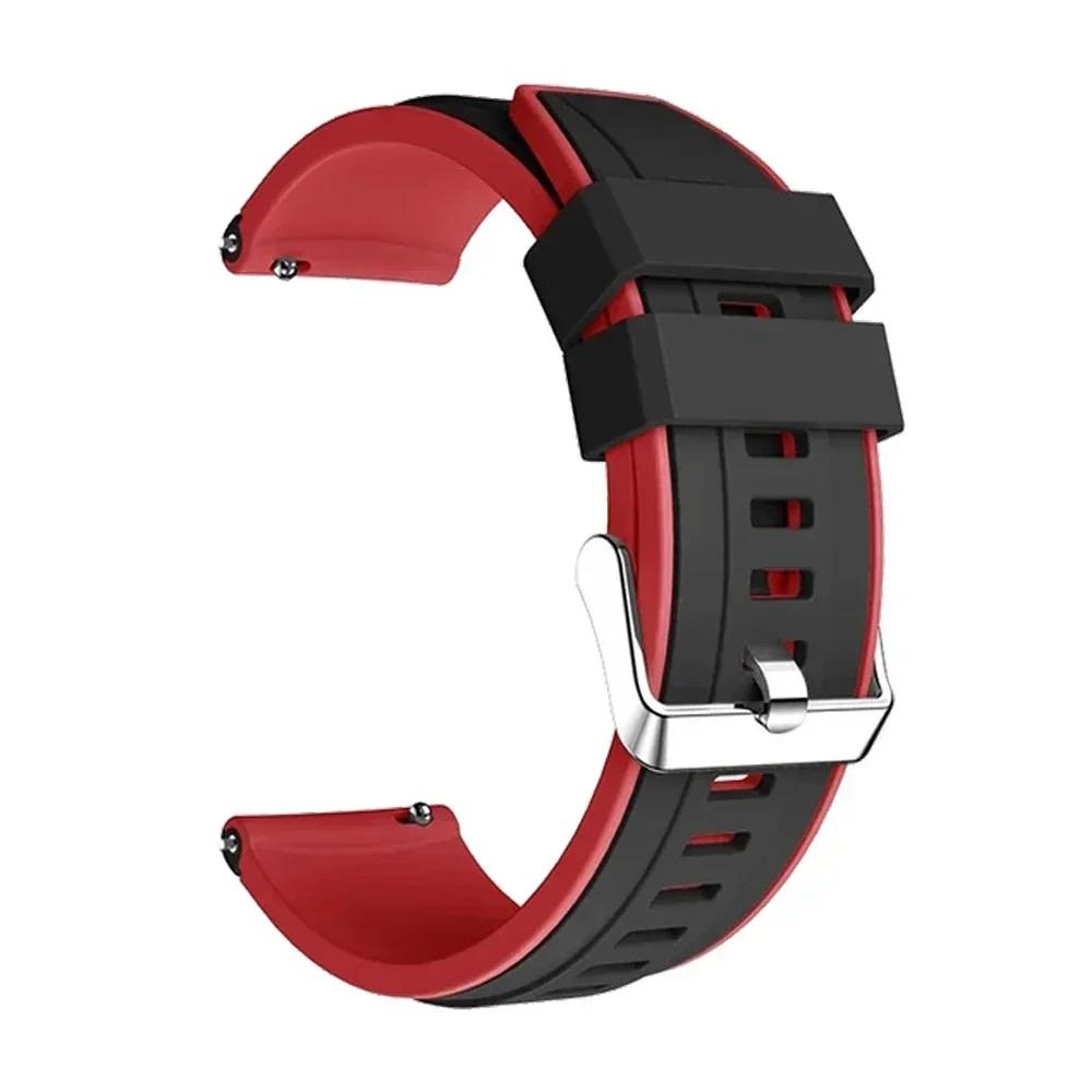 Silicone Wrist Band For TicWatch Pro 3 Ultra GPS/2020 GTH 2 S2 E 2 E3 GTX GTW Strap Accessories 20mm 22mm Sport Replace Bracelet