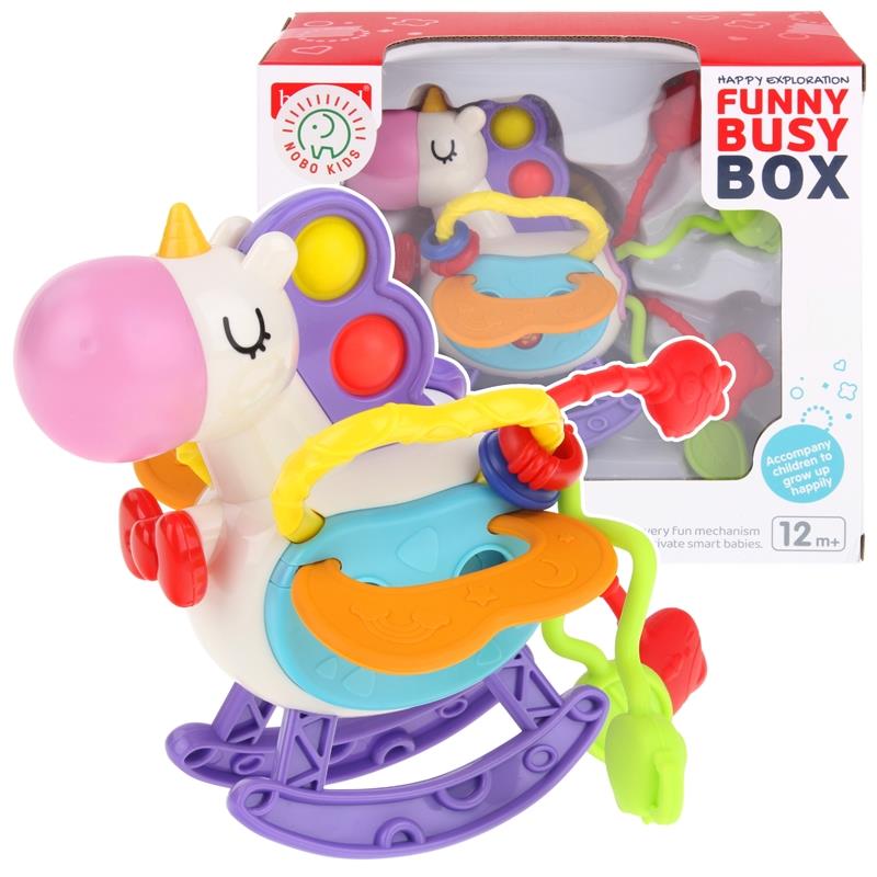 Sensory Toy Anti-Stress Tug Unicorn Teether Rattle