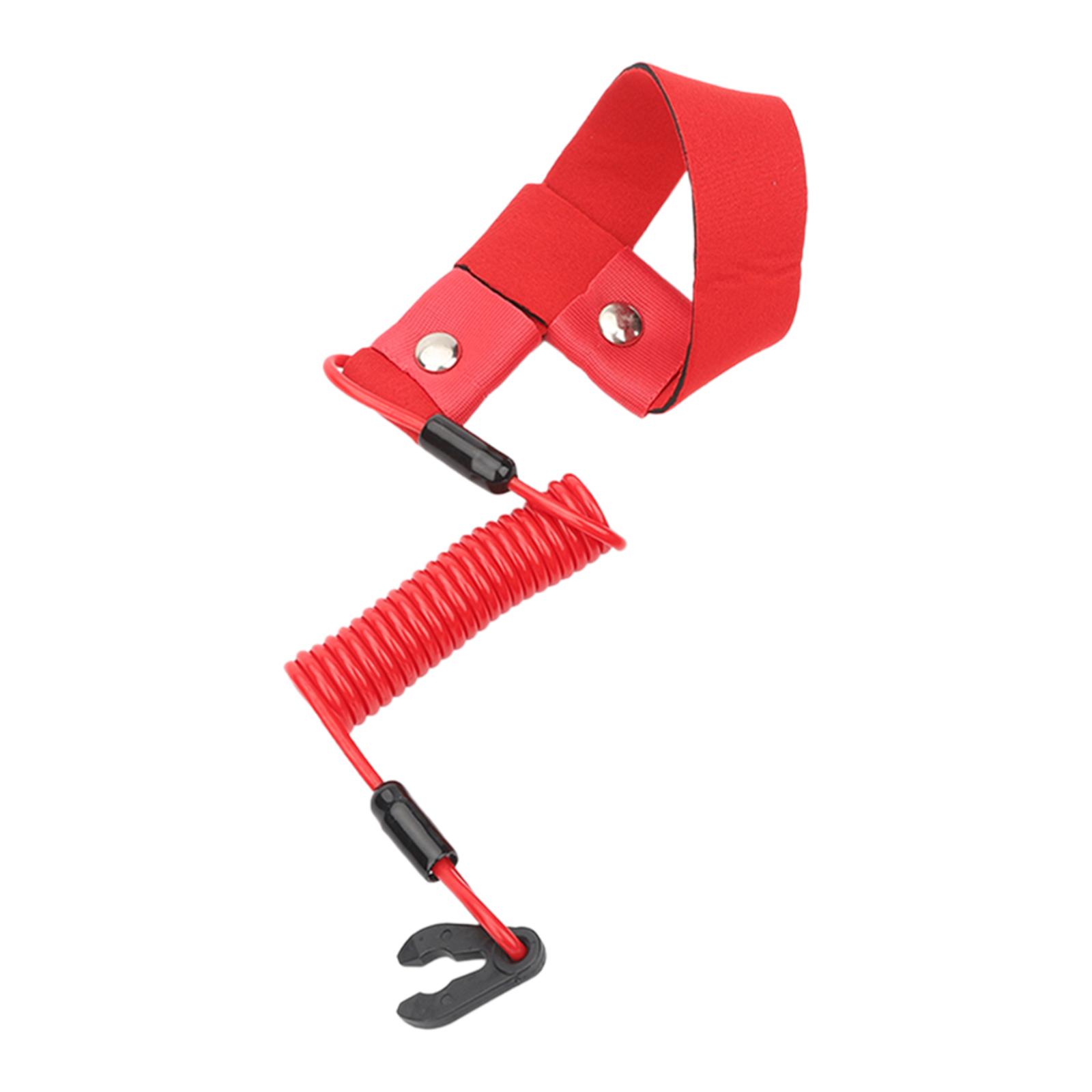 

Boat Kill Switch Lanyard EW2-68348-00-00 Accessories Engine Stop Tether for Yamaha Outboard Engine 2.5 60 20 350 250 красный