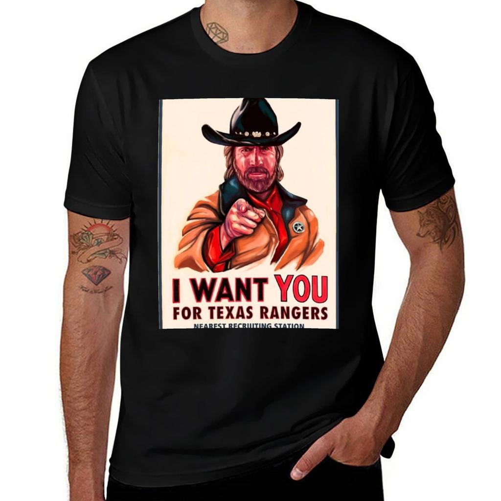 T-shirt Classica Chuck Norris T-shirt Classica Girocollo in Cotone