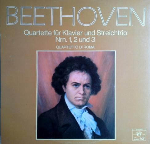

LP Record QUARTETTO DI ROMA LUDWIG VAN BEETH Quartette fr Klavier und Streicher SMS2652 Concert Hall Germany Classical Used