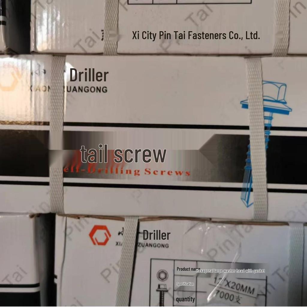 Drill Tail Color Steel Tile Dovetail Screws: Self-Tapping, Self-Drilling, M4.6 Coarse Sheet Metal Screws
