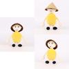 New Multiplayer Platform Golf Plush Toy Figure Cartoon Character Pp Cotton Short Plush Customized Yellow 25cm 0.09kg