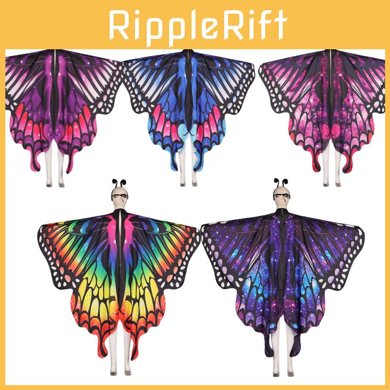 Sweet Dada New Arrival Butterfly Cape In Polyester For Cosplay And Dance Available In Multiple Colors Characters)