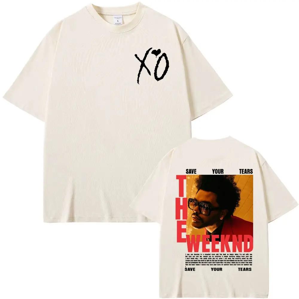 RB Pop Singer The Weeknd After Hours Til Dawn Europe 2026 Graphic TShirt  Unisex Vintage Harajuku Style Short Sleeve Top