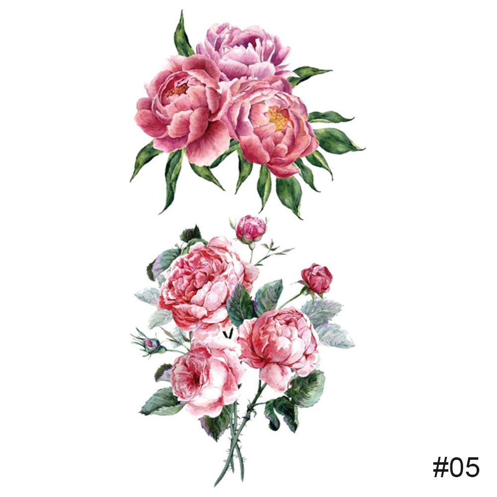 

Временные маленькие свежие красочные татуировки наклейки водонепроницаемые долговечные татуировки наклейки боди-арт паста живопись татуировка 05