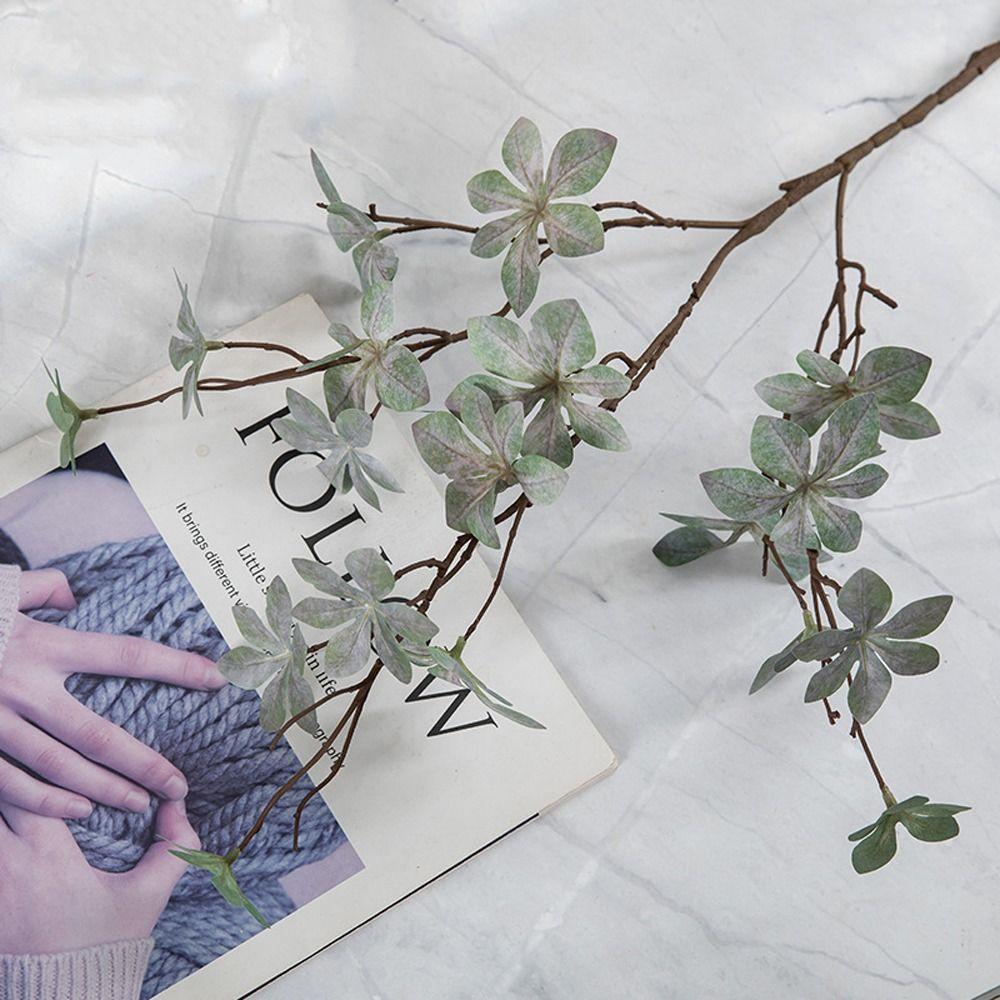 Elegant Artificial Eucalyptus Leaves Non-Fading Artificial Plastic Flowers  Wedding Hotel Decor