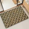 Funny Rust Iron Wall Door Mat Bath Microfiber Decorative Versatile Flannel Floor Mat Quick Dry Absorbent Non-slip Sole
